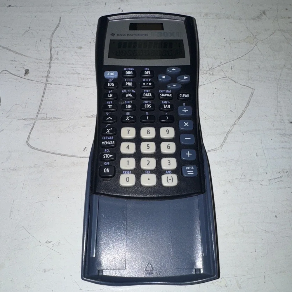 Texas‎ Instruments TI-30X IIS Scientific Calculator Solar Powered TESTED/WORKS
